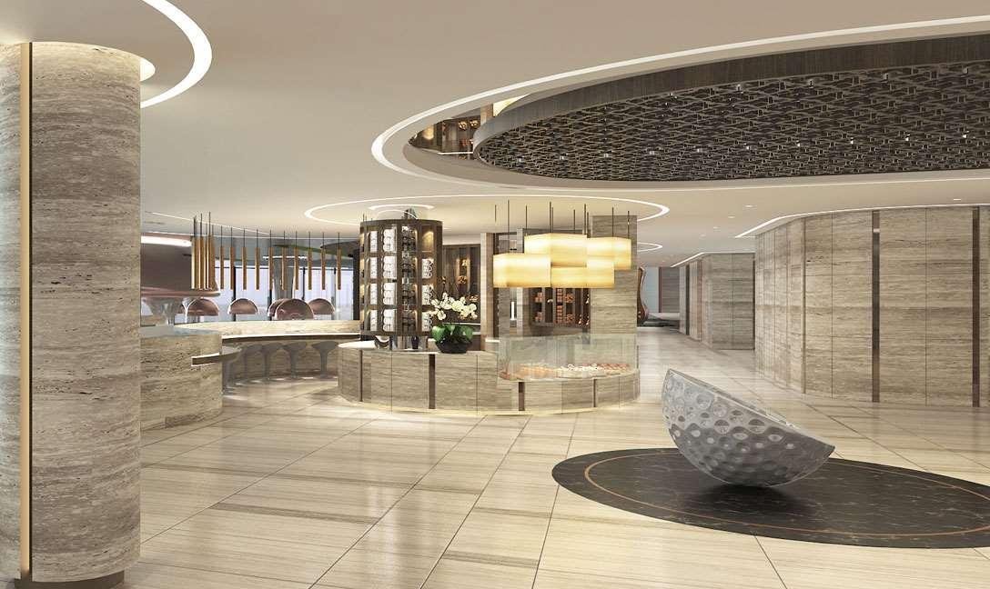 Dusit Thani Laguna Singapur Zewnętrze zdjęcie The lobby of the hotel